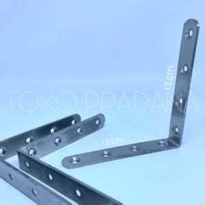 Jual Plat siku L 12 x 12 cm plat siku lubang stainless steel sogkyo ...