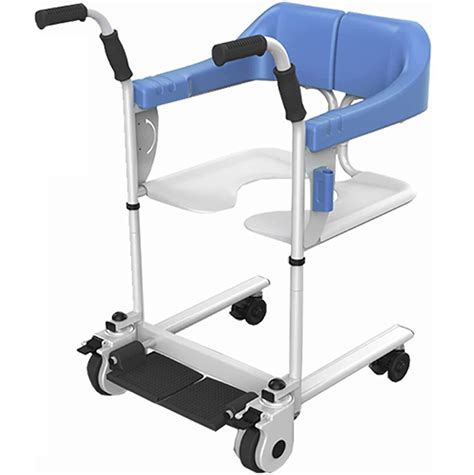 Patient Transfer Chair Bathroom Wheelchairs Handicapped Elderly Commode ...
