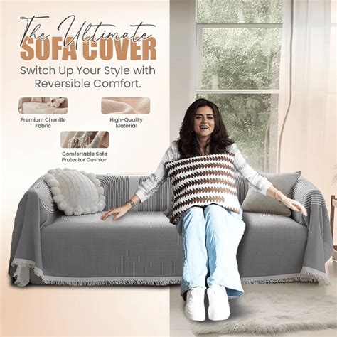 Buy Best Double Sided Sofa Cover Online in India at Best Price