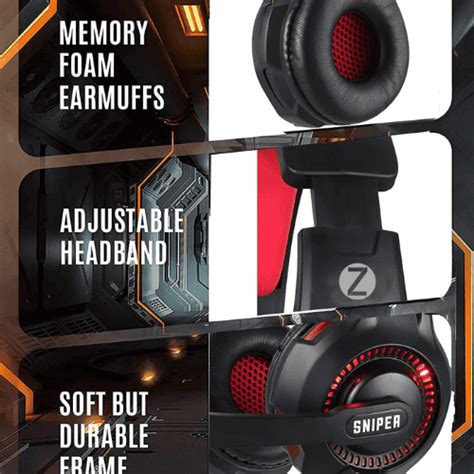 Buy Zoook Sniper Professional Gaming Headset with Noise Canceling ...
