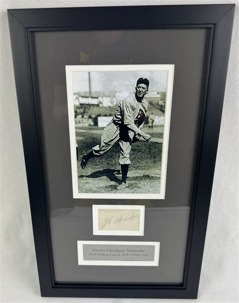 Lot Detail - G.C. Alexander Autographed & Framed Display w/ JSA LOA