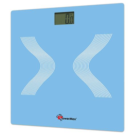 PowerMax Fitness Digital Weight Machine for Human Body - Bathroom Scale ...