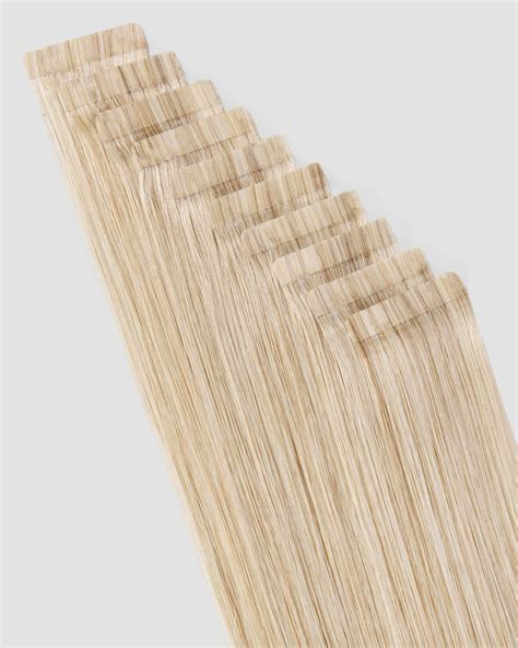 24" Tape-In Remy Hair Extensions Champagne Blonde – Zala Hair