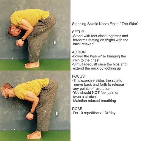 Standing Sciatic Nerve Stretches