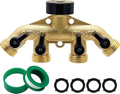 Biswing 4 Way Brass Hose Splitter, 3/4 Brass Hose India | Ubuy