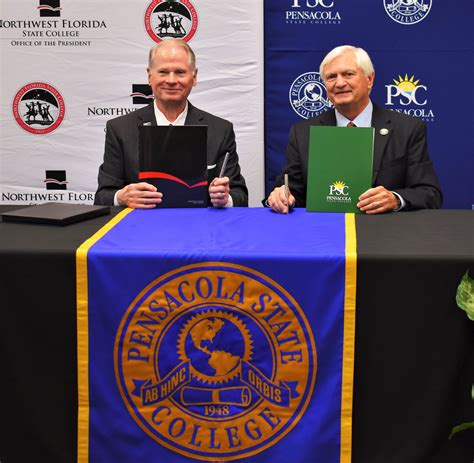 Pensacola State and Northwest Florida state colleges sign 2+2 ...
