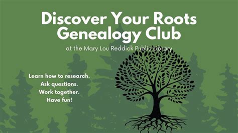 Genealogy Club, Mary Lou Reddick Public Library, Fort Worth, 5 March ...
