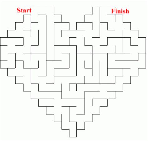 Free Printable Valentine Mazes - prntbl.concejomunicipaldechinu.gov.co
