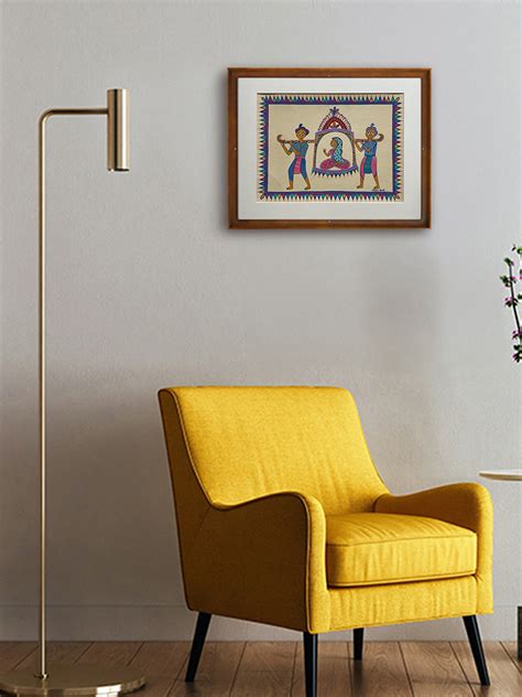 The Traditional Paalki (Palanquin) In Pithora art by Chanchal Soni