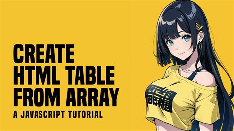 Image result for JavaScript Table Creation
