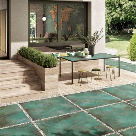 Outdoor Ceramic Floor Tiles Loft Taupe Porcelain Outdoor Tile