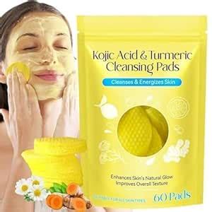 HARRY EMPIRE Kojic Acid & Turmeric Cleansing Pads for Face & Body ...