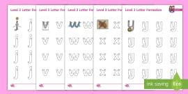 Letter Formations Worksheets | Phonics | Primary Learning