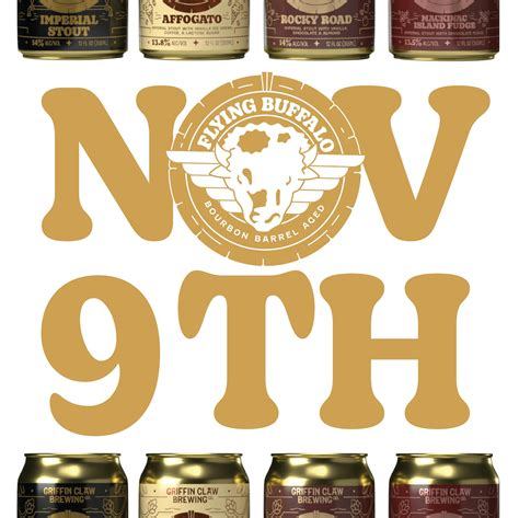 2024 Flying Buffalo Bourbon Barrel Aged Imperial Stout Release ...