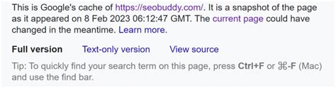 Image result for Google Cache View