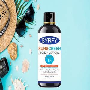 SYRFY Sunscreen - SPF 50 HERBALS SAFE SUN SUN BLOCK SUNSCREEN LOTION ...