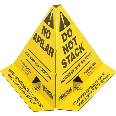 Global Industrial Trilingual Do Not Stack Printed India | Ubuy
