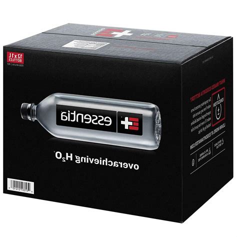 Essentia Water 12x1-Liter Bottles Ionized Alkaline Bottled Pure