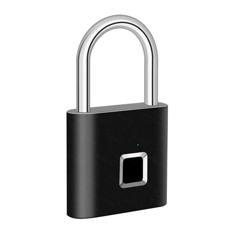 Smart Fingerprint Padlock Waterproof Biometric Padlocks with Buit-in ...