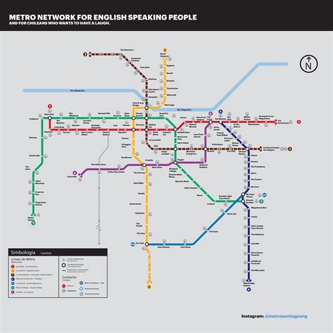 Tuiteros tradujeron estaciones del Metro de Santiago en inglés a lo ...