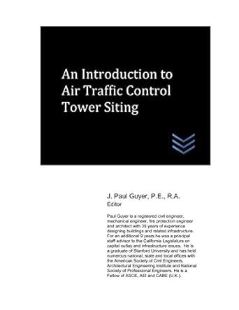 Buy An Introduction to Air Traffic Control Tower Siting (Airfield and ...