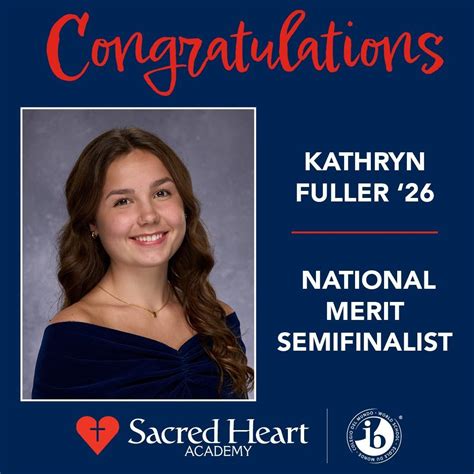 Sacred Heart Academy Student Named 2026 National Merit Semifinalist ...