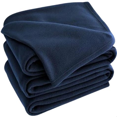 Plain Dark Blue Fleece Blanket, Size: 28x34inch, Rs 180 /piece | ID ...