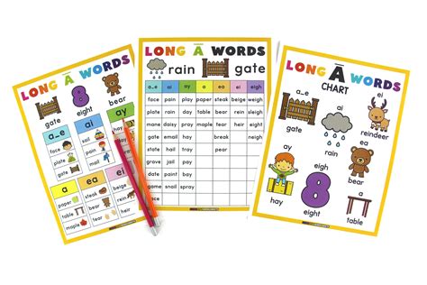 Long A Words - Superstar Worksheets
