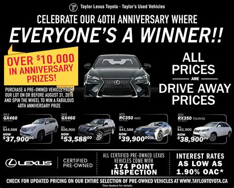 Pre-Owned Specials @ Taylor Toyota Regina Toyota dealership