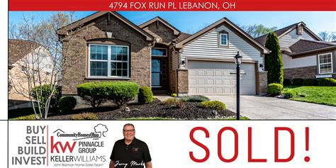 Sold – 4794 Fox Run Place, Turtlecreek Township, Ohio 45036 – Gorgeous ...