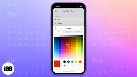 Image result for Color Code Calendar Events iPhone