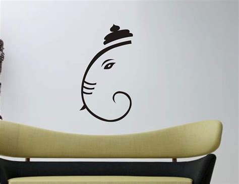 Wall Sticker Ganesh ji Wall Decal and Sticker : Amazon.in: Home Improvement