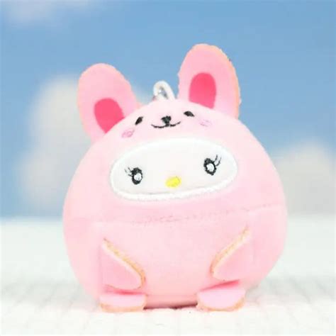 Bear Chicken & Penguin Shape Cute Soft Stuffed Plush Keychains - Assor ...