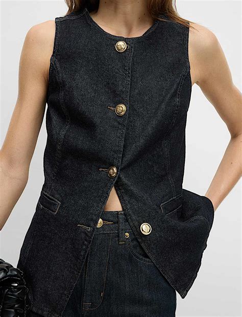 Buy Denim Waistcoat at Marks & Spencer