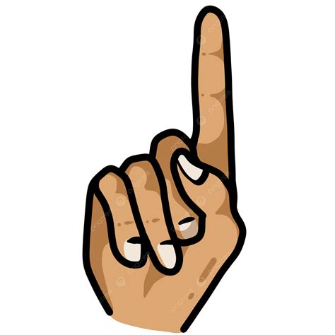 Index Finger Emoticon, Index Finger, Index, One Finger PNG Transparent ...