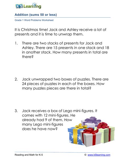 Number Word Problems Addition Year 1 的图像结果