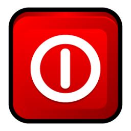 Windows Turn Off Icon | Sleek XP Software Iconpack | Hopstarter