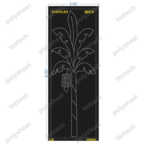 BNT8 BANANA TREE 1 PART 8X3 FEET 975 HOLES