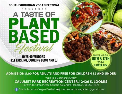 Taste of Plant Based Festival, 12426 S Loomis St, Calumet Park, 16 ...