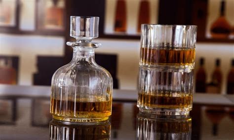 RCR(Made In Italy) Crystal 3 Piece Combo Stackable Whisky Decanter and