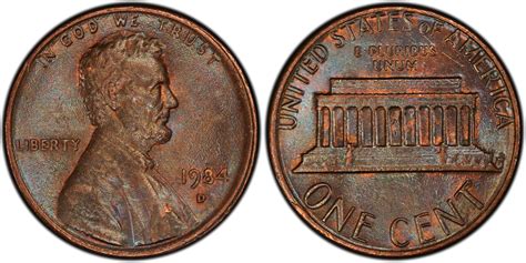 1984 Penny Error List & Value