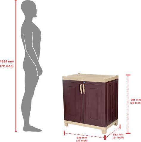 Supreme Rhythm Multi Purpose for Home Plastic Cupboard Price in India ...