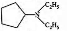 Which of the following compounds is cyclopentyl-diethylamine?