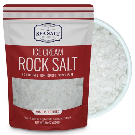Amazon.com: Ice Cream Salt, All-Natural Rock Salt for Ice Cream Maker ...