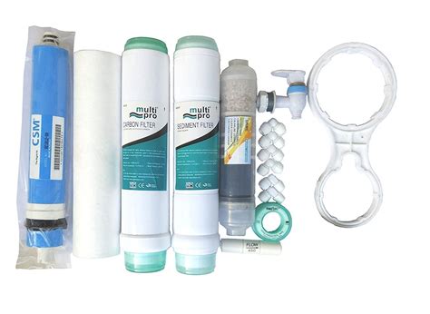 SKS AQUAFRESH R.O Service Kit Inline Filter+CSM 80 GPD Membrane+Mineral ...