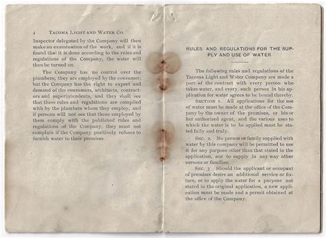 Rates, Rules, and Regulations of the Tacoma Light and Water Co ...
