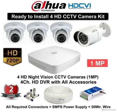CCTV Camera - Dahua Wired 1080p 2MP Security Camera, White Authorized ...