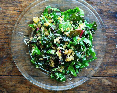 Swiss Chard Salad with Lemon, Parmesan & Breadcrumbs Recipe | SideChef