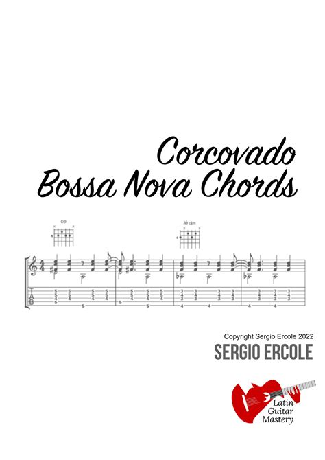 Bossa Nova Guitar Chords