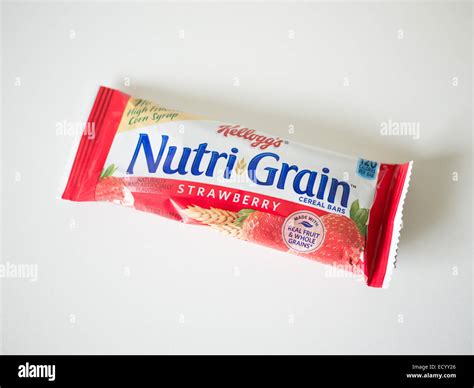 Kelloggs strawberry cereal bar Stock Photo - Alamy